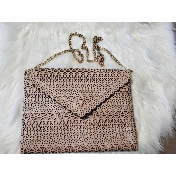 NEW Aldo Beige Clutch Shoulder Bag - Picture 5 of 5
